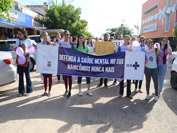 Caminhada marca dia de Defesa da Luta Antimanicomial em Limoeiro do Norte